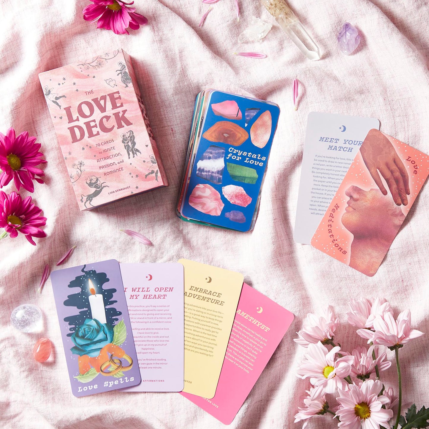 The Love Deck by Lisa Stardust - 70 Cards to Ignite Attraction, Passion, and Romance