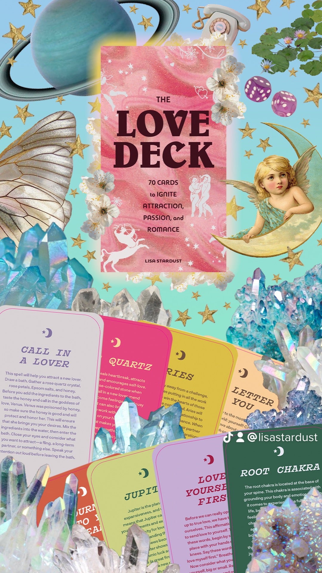 The Love Deck by Lisa Stardust - 70 Cards to Ignite Attraction, Passion, and Romance